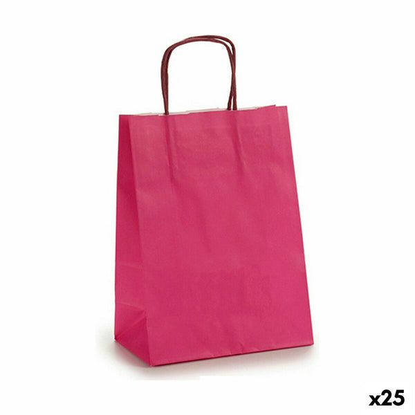 Papiertaschen Pincello 18242 Rosa 18 x 8 x 31 cm (25 Stück)
