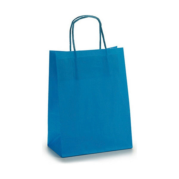 Papiertaschen Pincello Blau 18 x 8 x 31 cm 18 x 30 x 0,2 cm 18 x 31 x 0,2 cm (25 Stück)