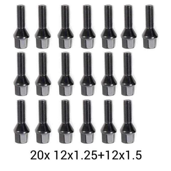 Set Distanzstücke OMP 5X98 58,1 M12 x 1,25 + M12 x 1,5 15 mm