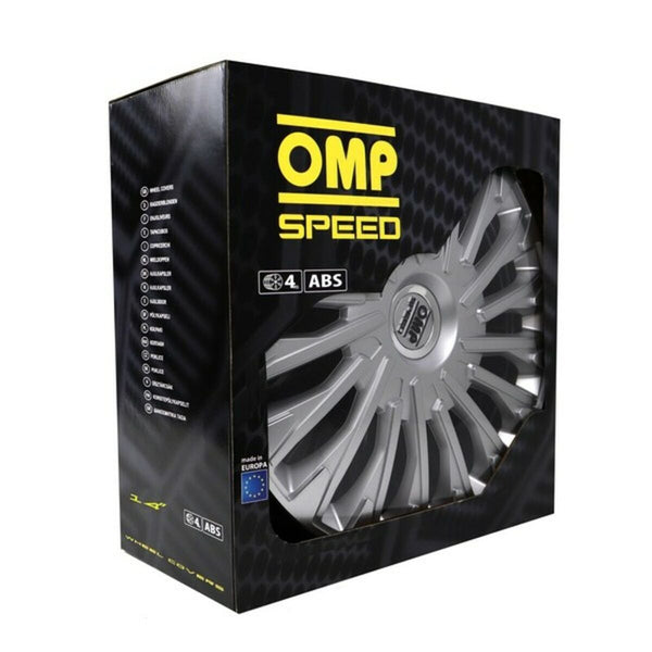 Radkappe OMP Stinger Speed Silberfarben 14" (4 uds)