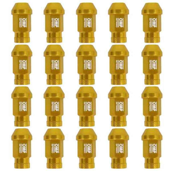 Set Muttern OMP 7075 Gold 40 mm 20 uds M12 x 1,25