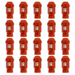 Set Muttern OMP Orange 40 mm 20 pcs M12 x 1,50