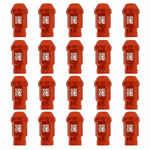 Set Muttern OMP 7075 40 mm M14 x 1,50 20 uds Orange