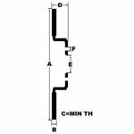 Scheibenbremsen Black Diamond BDKBD1863CD Gebohrt Solide Rückseite