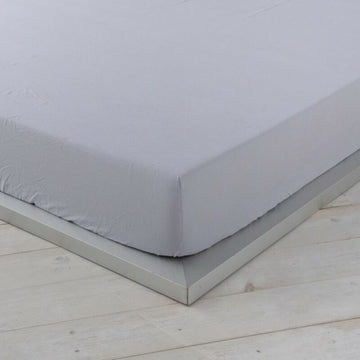 Spannbetttuch Naturals Grau