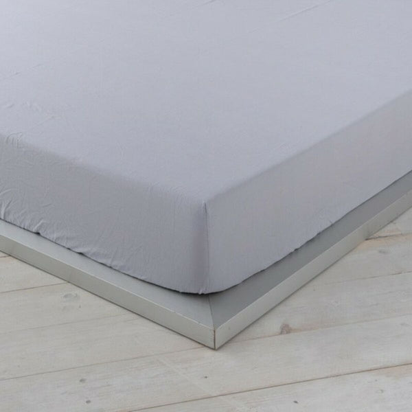 Spannbetttuch Naturals Grau