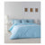 Bettdeckenbezug Naturals Lino Hellblau Blau