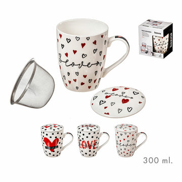 Filtertasse für Teeaufgüsse Kozina Valentinstag 300 ml