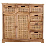 Anrichte Alexandra House Living Paulonia-Holz 33 x 78 x 86 cm