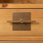 Anrichte Alexandra House Living Gold natürlich Eisen Tannenholz 37 x 139 x 120 cm