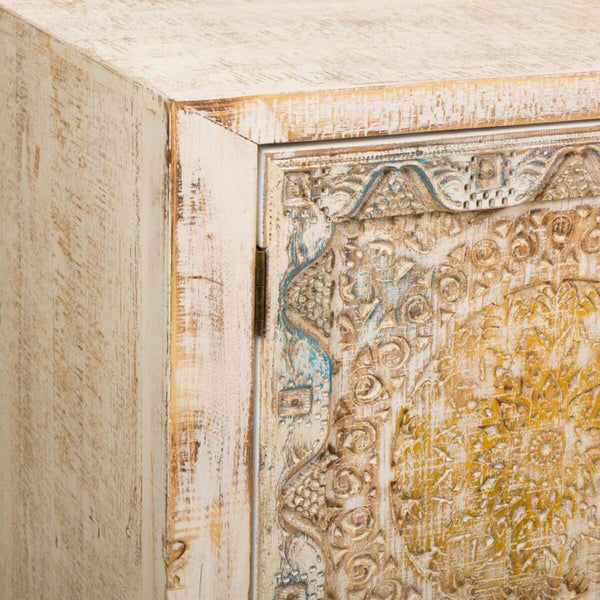 Anrichte Alexandra House Living Blau Tannenholz Holz MDF 35 x 90 x 125 cm