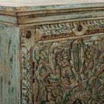 Anrichte Alexandra House Living Blau Mango-Holz 45 x 76 x 165 cm