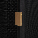 Anrichte Alexandra House Living Schwarz Holz MDF 37 x 80 x 118 cm