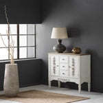 Anrichte Alexandra House Living Weiß Tannenholz Holz MDF 40 x 86 x 100 cm