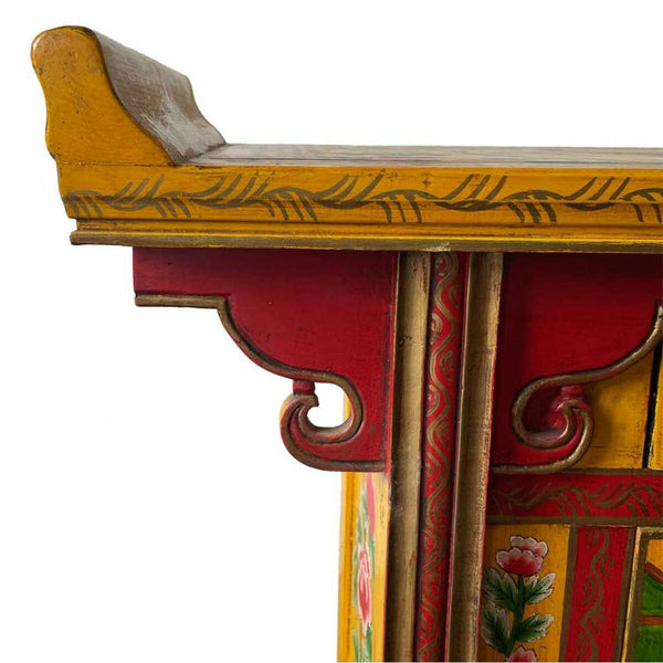 Anrichte Alexandra House Living Gelb Holz Ulmenholz 35 x 64 x 100 cm