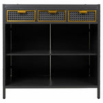 Anrichte Alexandra House Living Grau Eisen Tannenholz 40 x 79 x 80 cm