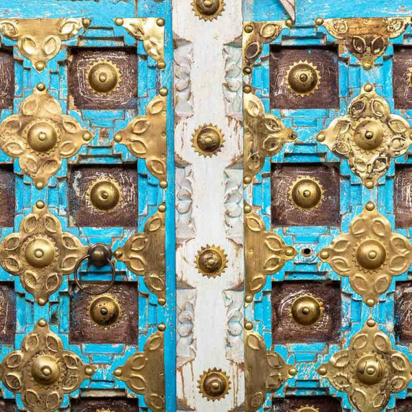 Anrichte Alexandra House Living Messing Mango-Holz 40 x 150 x 90 cm