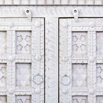 Anrichte Alexandra House Living Weiß natürlich Mango-Holz 42 x 130 x 101 cm