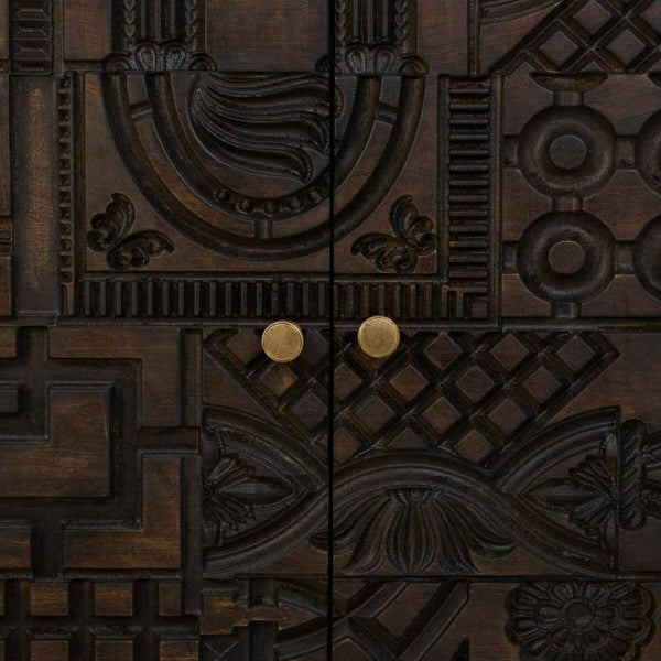 Anrichte Alexandra House Living Braun Holz 40 x 90 x 120 cm