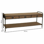 Anrichte Alexandra House Living Braun Eisen Tannenholz 38 x 58 x 149 cm