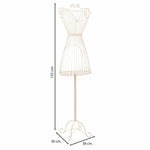 Ankleidepuppe Alexandra House Living Weiß 31 x 72 x 31 cm
