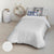 Bettdeckenbezug Kids&Cotton Kanu Grau 155 x 220 cm