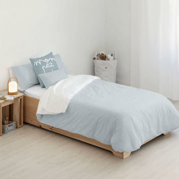 Bettdeckenbezug Kids&Cotton Vichy Blau 180 x 220 cm