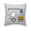 Kissenbezug Kids&Cotton Brail A Weiß 50 x 50 cm Baumwolle
