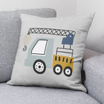 Kissenbezug Kids&Cotton Brail A Weiß 50 x 50 cm Baumwolle