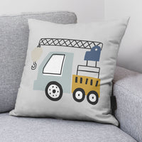 Kissenbezug Kids&Cotton Brail A Weiß 50 x 50 cm Baumwolle