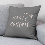 Kissenbezug Kids&Cotton Yannick A Grau 50 x 50 cm Baumwolle