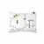 Kissenbezug Kids&Cotton Brail Bunt 45 x 125 cm