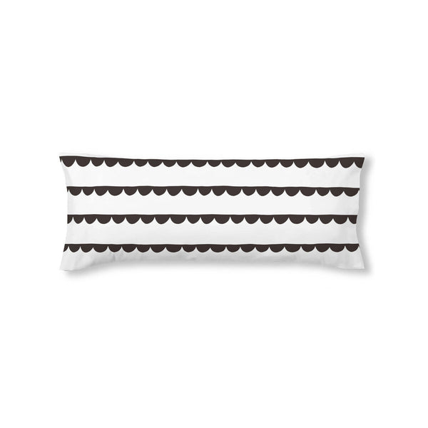 Kissenbezug Kids&Cotton Guildo black 45 x 110 cm 100 % Baumwolle
