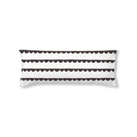 Kissenbezug Kids&Cotton Guildo black 45 x 110 cm 100 % Baumwolle