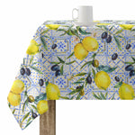 Fleckenabweisende geharzte Tischdecke Belum 0120-260 Bunt 150 x 150 cm