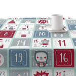 Fleckenabweisende geharzte Tischdecke Belum Merry Christmas Bunt 100 x 150 cm