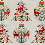 Fleckenabweisende geharzte Tischdecke Belum Merry Christmas Bunt 300 x 150 cm