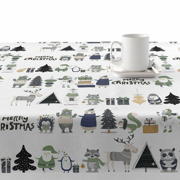 Fleckenabweisende geharzte Tischdecke Belum Noel Bunt 300 x 150 cm