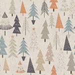 Fleckenabweisende geharzte Tischdecke Belum Merry Christmas Bunt 150 x 150 cm