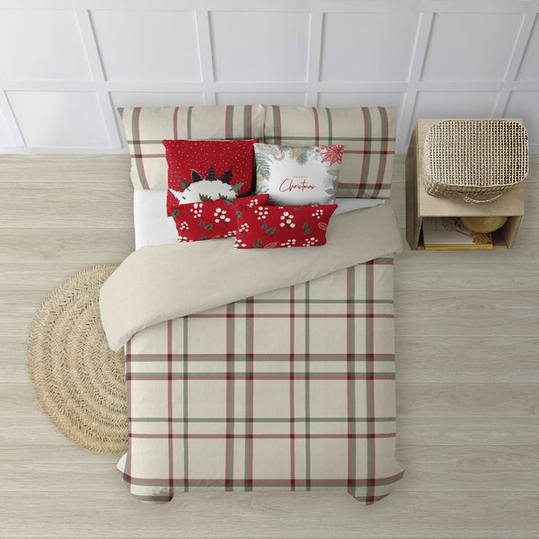 Bettdeckenbezug Decolores Christmas Bunt Polyester 140 x 200 cm