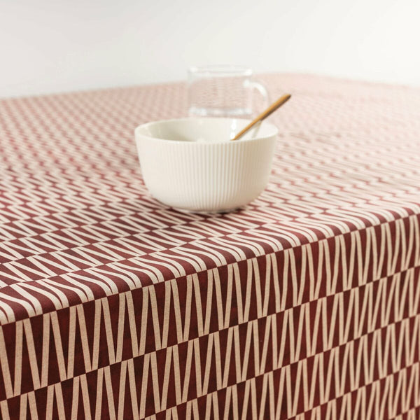 Tischdecke Belum 0120-336 Burgunderrot 240 x 155 cm