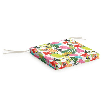 Stuhl-Kissen Belum 0120-404 Bunt 40 x 5 x 40 cm Blomster