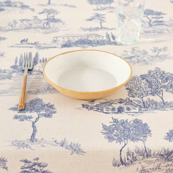 Fleckenabweisende geharzte Tischdecke Belum 0120-370 Bunt 200 x 150 cm