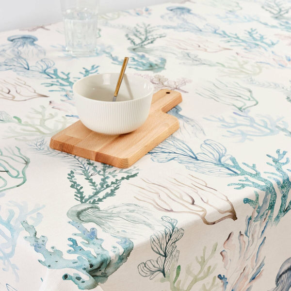 Fleckenabweisende geharzte Tischdecke Belum 0120-401 Bunt 100 x 150 cm