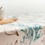 Fleckenabweisende geharzte Tischdecke Belum 0120-401 Bunt 100 x 150 cm