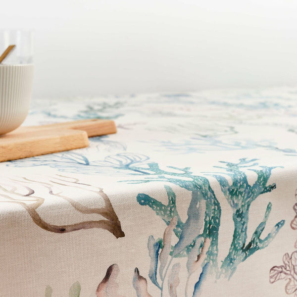 Fleckenabweisende geharzte Tischdecke Belum 0120-401 Bunt 150 x 150 cm