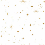 Fleckenabweisende geharzte Tischdecke Belum Christmas Weiß Gold 250 x 150 cm