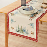 Tischläufer Belum Christmas Landscape Bunt 45 x 140 cm
