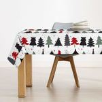Fleckenabweisende geharzte Tischdecke Belum Merry Christmas Bunt 100 x 250 cm
