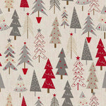 Fleckenabweisende geharzte Tischdecke Belum Merry Christmas Bunt 100 x 300 cm